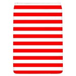 Horizontal Stripes - White and Red Removable Flap Cover (L)