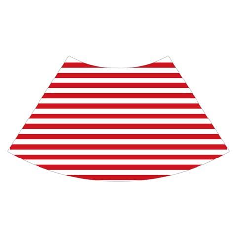 Horizontal Stripes Skirt Back