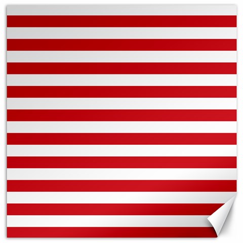 Horizontal Stripes 19 x19.27  Canvas - 1