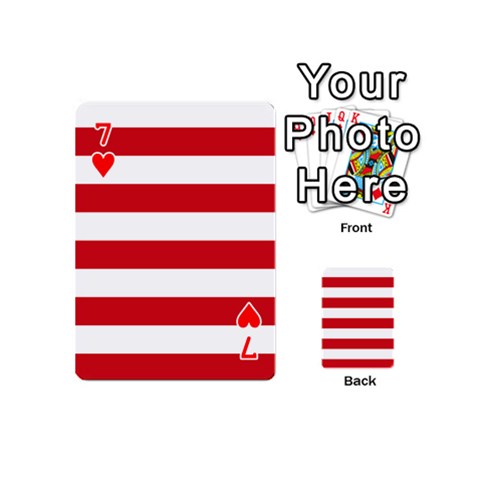 Horizontal Stripes Front - Heart7