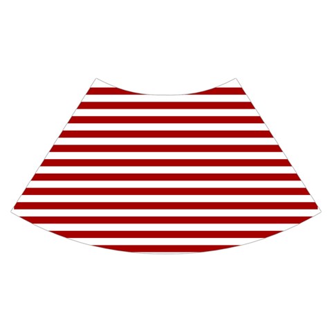 Horizontal Stripes Skirt Back