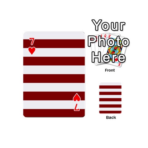 Horizontal Stripes Front - Heart7