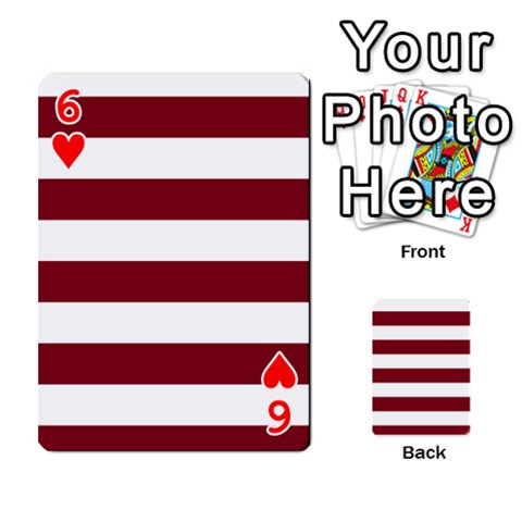 Horizontal Stripes Front - Heart6