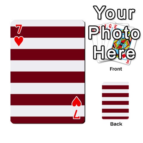 Horizontal Stripes Front - Heart7