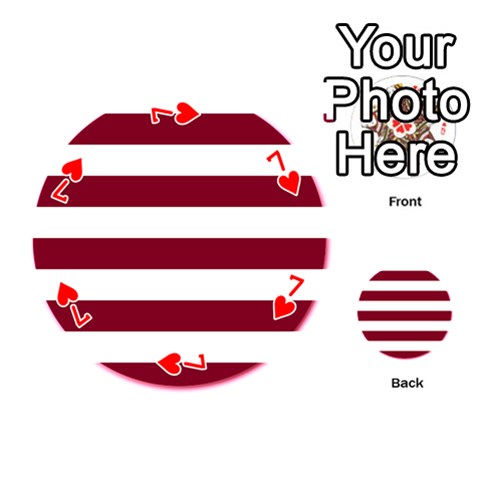 Horizontal Stripes Front - Heart7