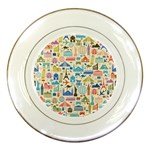 world Travel Porcelain Plate