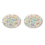 world Travel Cufflinks (Oval)