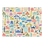 world Travel Double Sided Flano Blanket (Mini)