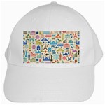 world Travel White Cap