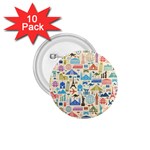 world Travel 1.75  Button (10 pack) 