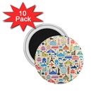 world Travel 1.75  Magnet (10 pack) 