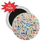 world Travel 2.25  Magnet (10 pack)