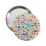 world Travel 2.25  Handbag Mirror