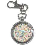 world Travel Key Chain Watch