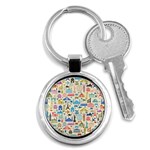 world Travel Key Chain (Round)