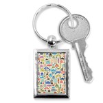 world Travel Key Chain (Rectangle)