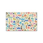 world Travel Sticker (Rectangular)