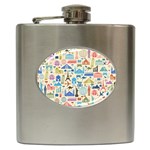 world Travel Hip Flask (6 oz)