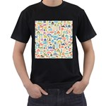 world Travel Men s T-Shirt (Black)