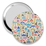 world Travel 3  Handbag Mirror