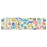 world Travel Satin Scarf (Oblong)