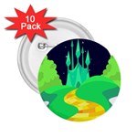 yellow brick road  2.25  Button (10 pack)