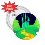 yellow brick road  2.25  Button (100 pack)