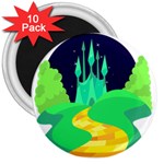 yellow brick road  3  Magnet (10 pack)