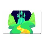 yellow brick road  Magnet (Rectangular)