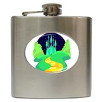 yellow brick road  Hip Flask (6 oz)