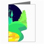 yellow brick road  Greeting Card