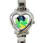 yellow brick road  Heart Italian Charm Watch