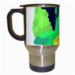 yellow brick road  Travel Mug (White)