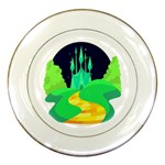 yellow brick road  Porcelain Plate