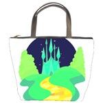 yellow brick road  Bucket Bag