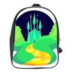 yellow brick road  School Bag (Large)