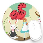 Through The Looking Glass Round Mousepad