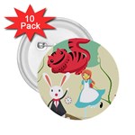 Through The Looking Glass 2.25  Button (10 pack)