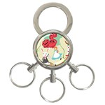 Through The Looking Glass 3-Ring Key Chain