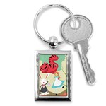 Through The Looking Glass Key Chain (Rectangle)