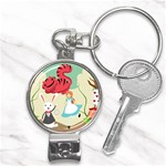 Through The Looking Glass Nail Clippers Key Chain