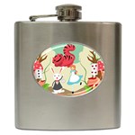 Through The Looking Glass Hip Flask (6 oz)