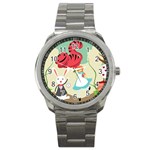 Through The Looking Glass Sport Metal Watch