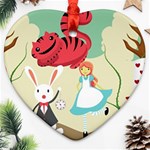 Through The Looking Glass Heart Ornament (Two Sides)