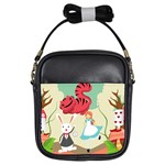 Through The Looking Glass Girls Sling Bag