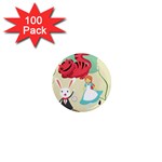 Through The Looking Glass 1  Mini Magnet (100 pack) 