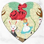 Through The Looking Glass Jigsaw Puzzle (Heart)