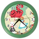 Through The Looking Glass Color Wall Clock