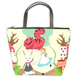 Through The Looking Glass Bucket Bag