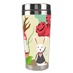 Through The Looking Glass Stainless Steel Travel Tumbler